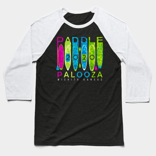 PaddlePalooza 2020 LE Neon Baseball T-Shirt by redbaron_ict